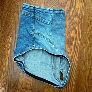 We The Free Keep It Brief Denim Micro Short